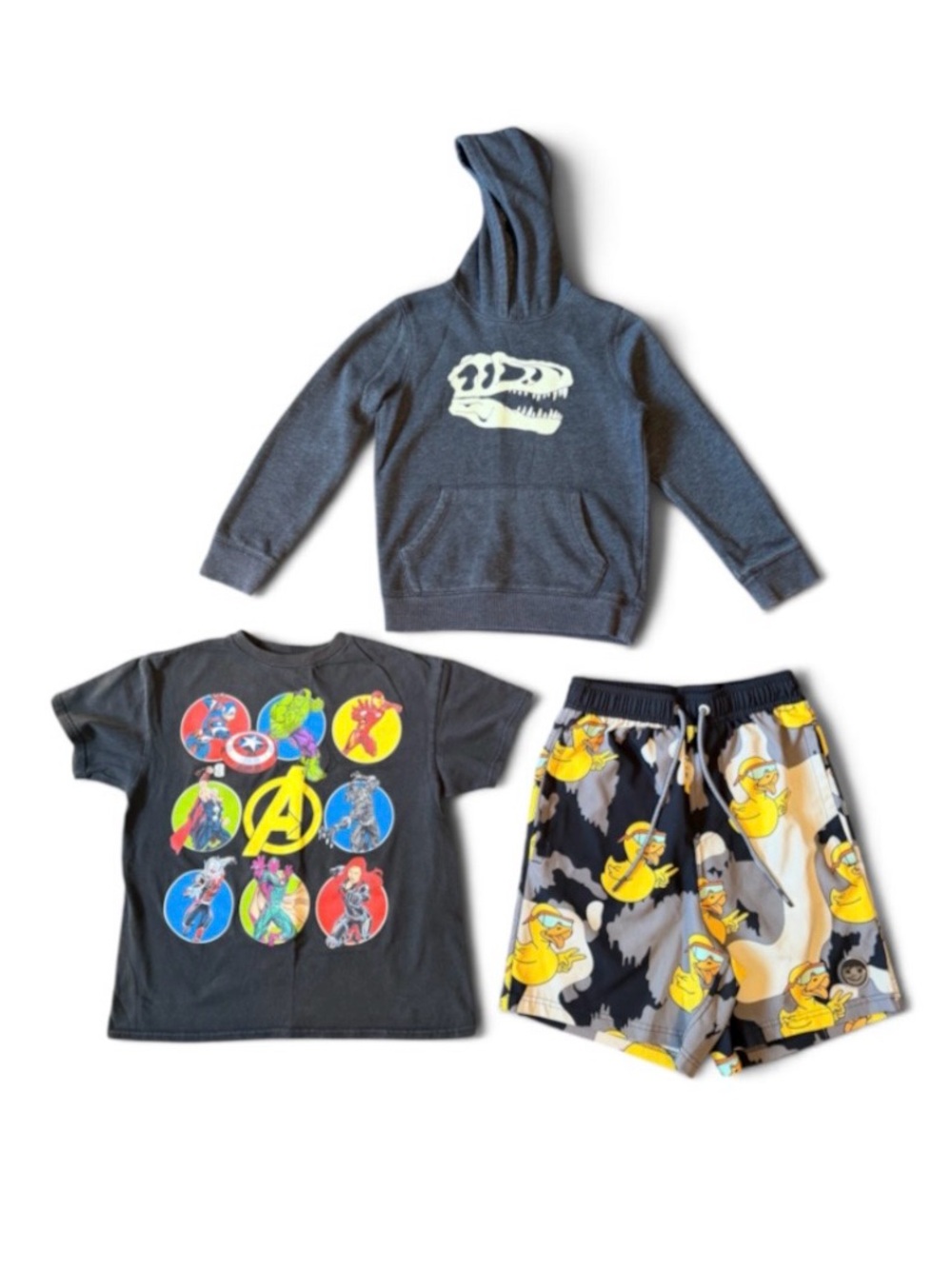 Hoodie, Tee & Shorts